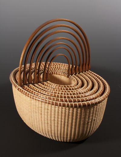 Nesting Set Oval Nantucket Lightship Baskets